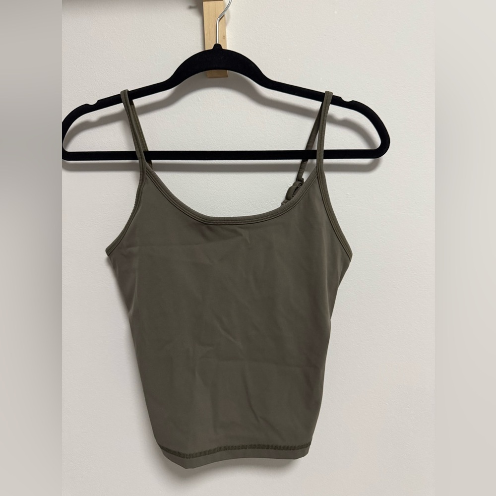 Olive Green Women's Workout Top Everlane